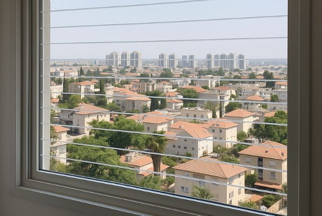סורג שקוף כאמצעי בטיחות לבית